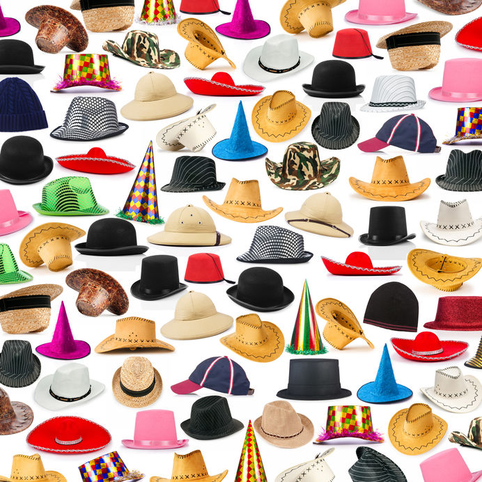 wearing many hats